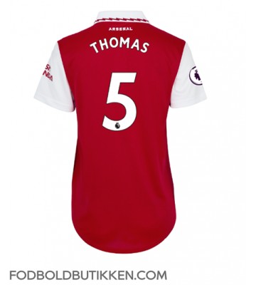 Arsenal Thomas Partey #5 Hjemmebanetrøje Dame 2022-23 Kortærmet